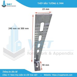 THÉP RÂU TƯỜNG 0.7MM-CLG