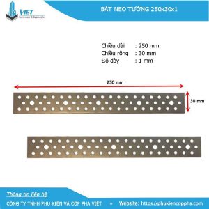 Bát neo tường gạch nhẹ 250x30x1mm