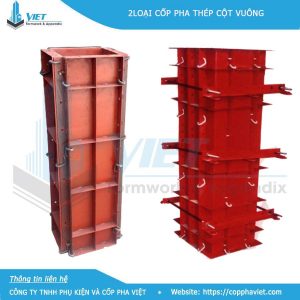 2 loại cốp pha cột vuông