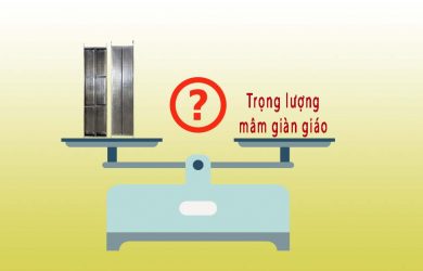 Trọng lượng mâm giàn giáo